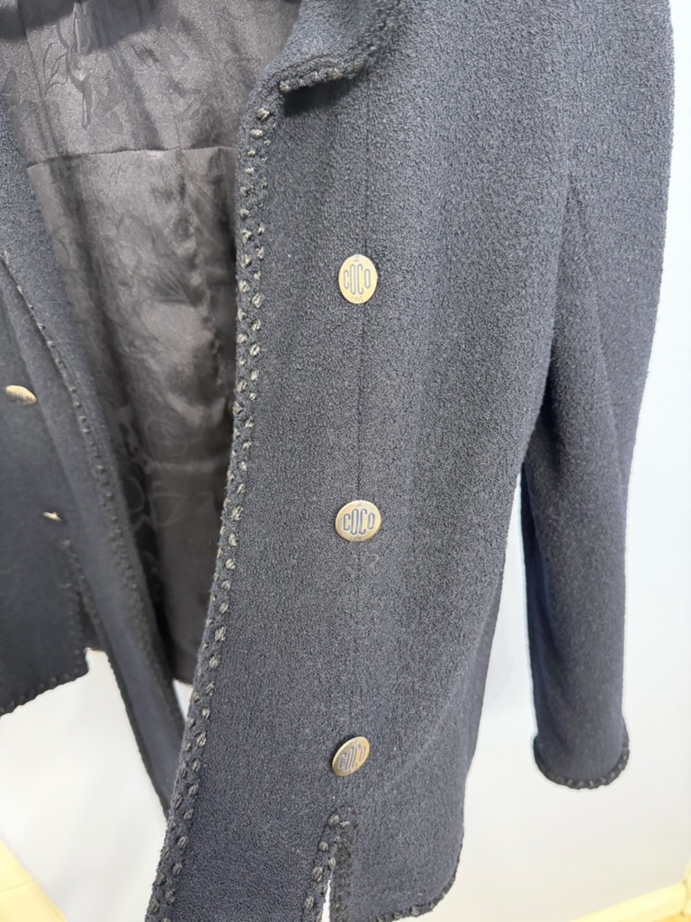 CHANEL Midnight Blue Press Sample Jacket, Size 38 - Picture 6 of 14